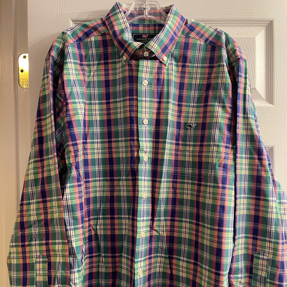 Men’s L/S Vineyard Vines Slim Fit Tucker Shirt